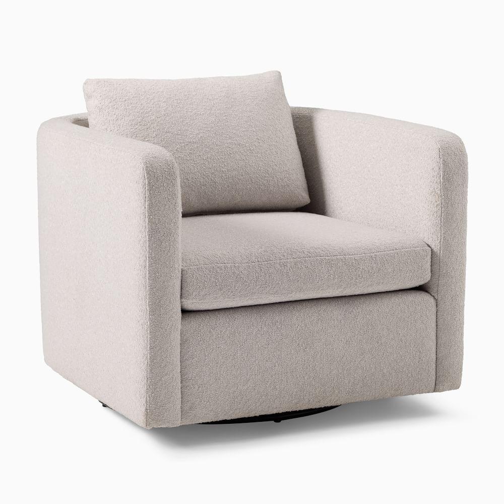 Curved cheap swivel chair